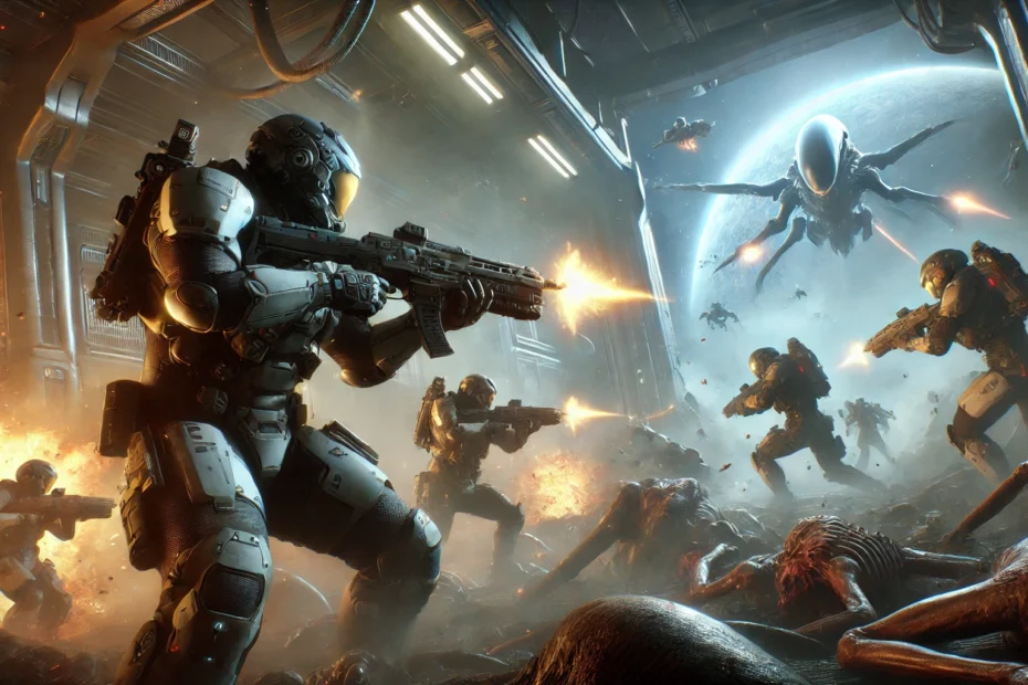Descubra tudo sobre Helldivers 2, o jogo de tiro cooperativo definitivo. Enfrente inimigos alienígenas, personalize armas e lute pela sobrevivência da humanidade!