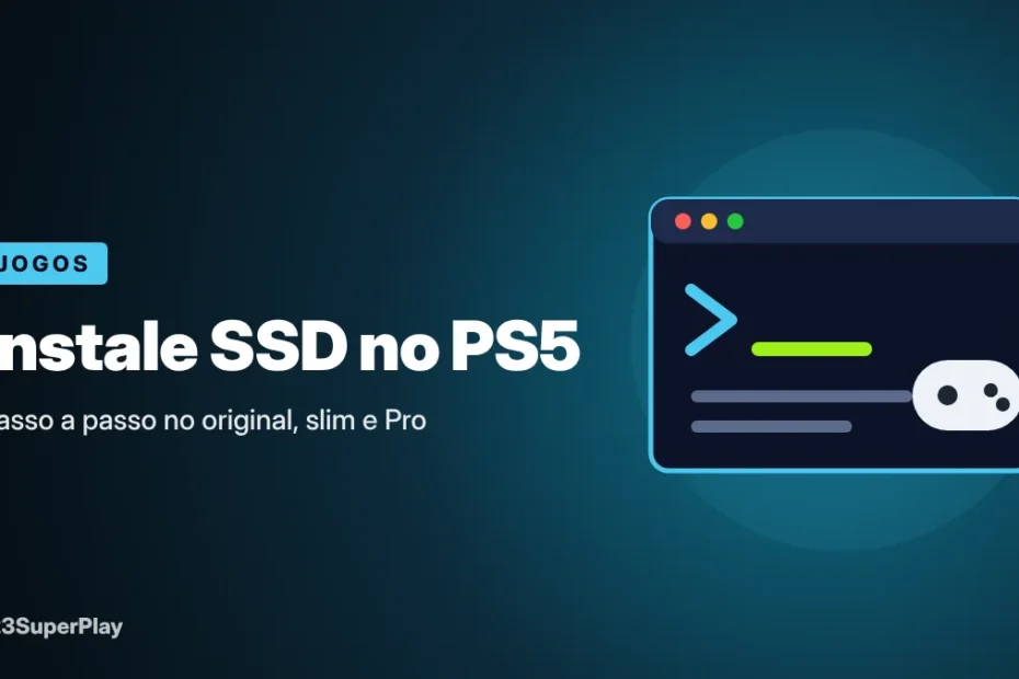 Como instalar SSD no PS5 passo a passo (e mover os jogos)