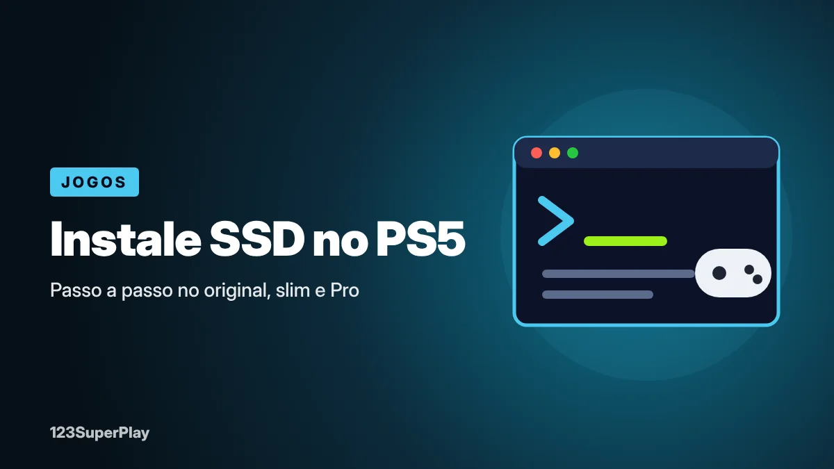 Como instalar SSD no PS5 passo a passo (e mover os jogos)