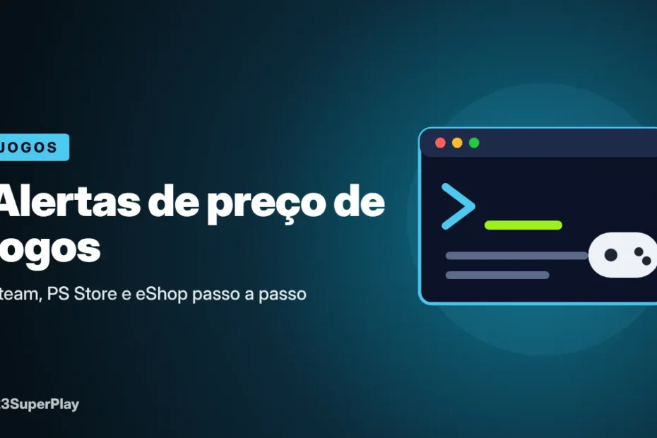 Histórico de preço de jogos e alertas na Steam, PS Store e eShop