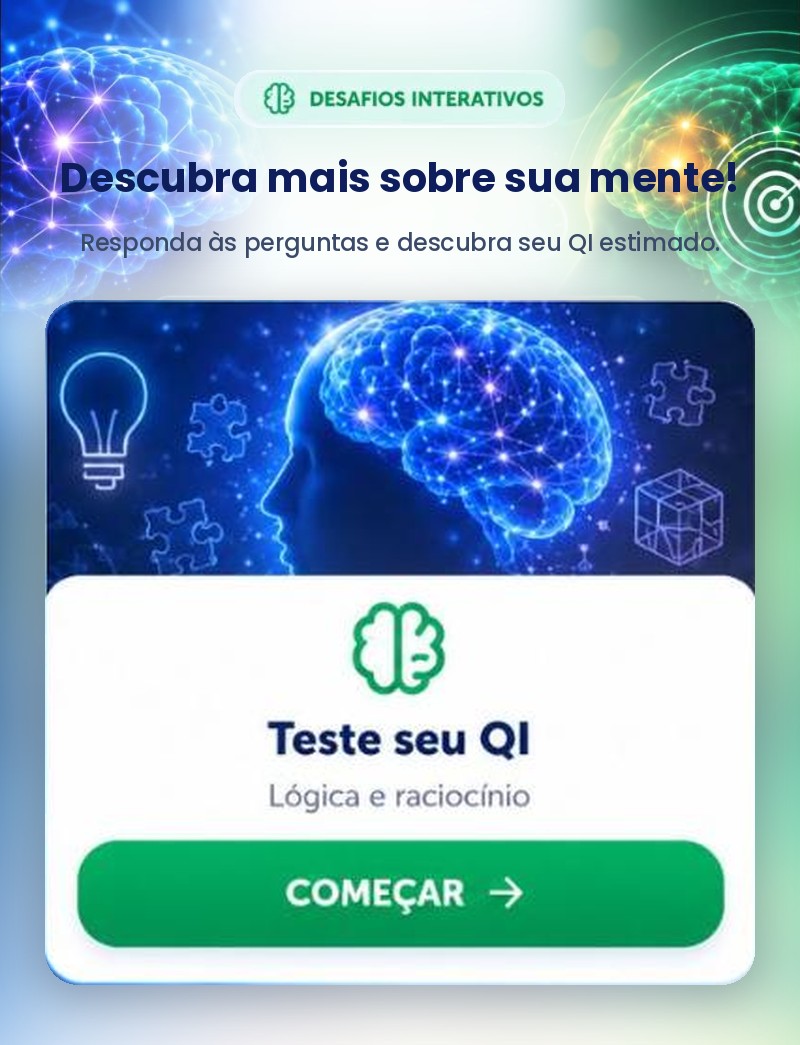 Teste seu QI: descubra mais sobre sua mente